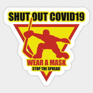 Shut Out Covid19 Sticker